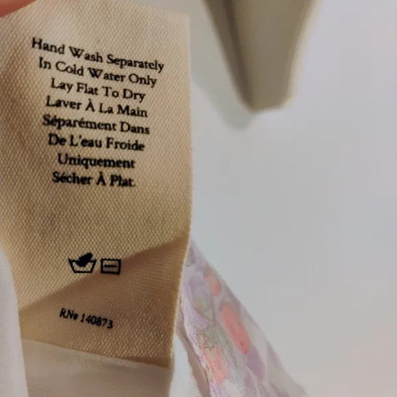 LoveShackFancy Rainbow Clouds Ruffle Mini Skirt | Small | Like New Cottage Core - Picture 9 of 9